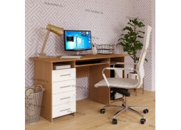 "Милан Глянец 8" письменный стол 13 750 Р. в Вира Мебель "Милан Глянец 8" письменный стол