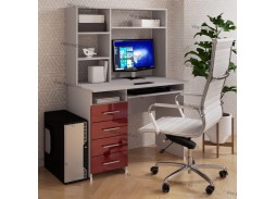 "Милан Глянец 1" компьютерный стол 14 450 Р. в Вира Мебель "Милан Глянец 1" компьютерный стол