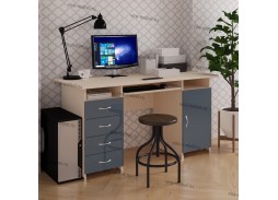 "Милан Глянец 9" письменный стол 14 450 Р. в Вира Мебель "Милан Глянец 9" письменный стол