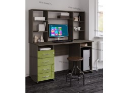 "Милан Глянец 13" компьютерный стол 14 950 Р. в Вира Мебель "Милан Глянец 13" компьютерный стол