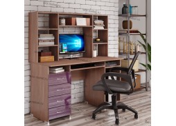 "Милан Глянец 13" компьютерный стол 15 300 Р. в Вира Мебель "Милан Глянец 13" компьютерный стол