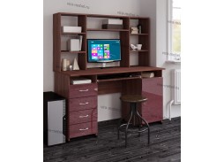 "Милан Глянец 16" компьютерный стол 15 650 Р. в Вира Мебель "Милан Глянец 16" компьютерный стол