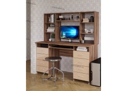 "Милан Глянец 17" компьютерный стол 15 900 Р. в Вира Мебель "Милан Глянец 17" компьютерный стол