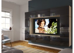 "Некст Эко 12" глянцевая навесная стенка