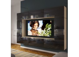 "Некст Эко 12" глянцевая навесная стенка