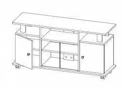  "Виста-13Н" тумба под ТВ, ф-ка Олимп
