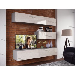 Некст Эко 22 глянцевая навесная стенка