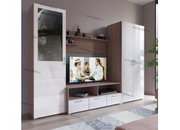 "Некст Эко 25" глянцевая стенка 38 300 Р. в Вира Мебель "Некст Эко 25" глянцевая стенка