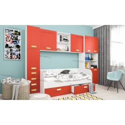 Глейс Дизайн Люкс 1 детская стенка, комплект №1