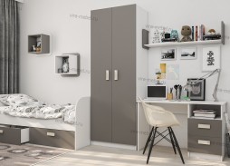 "Глейс Дизайн Люкс 3" детская стенка, комплект №3 30 950 Р. в Вира Мебель "Глейс Дизайн Люкс 3" детская стенка, комплект №3