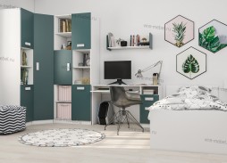 "Глейс Дизайн Люкс 5" детская стенка, комплект №5 41 750 Р. в Вира Мебель "Глейс Дизайн Люкс 5" детская стенка, комплект №5