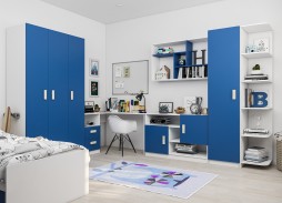 "Глейс Дизайн Люкс 9" детская стенка, комплект №9 46 250 Р. в Вира Мебель "Глейс Дизайн Люкс 9" детская стенка, комплект №9