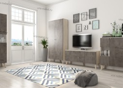 "Нордик 4" современная гостиная