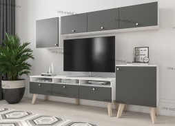 "Нордик 7" современная модульная гостиная на ножках