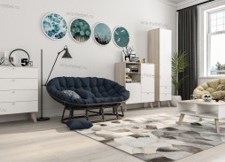 "Нордик 5" современная гостиная