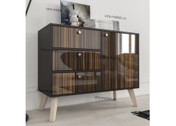 "Нордик 11 Глянец" комод 3 ящика