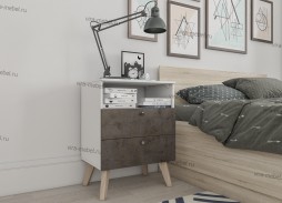 "Нордик 6" современная модульная гостиная на ножках