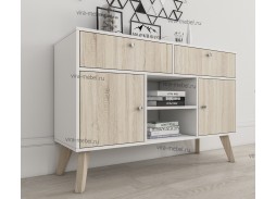 "Нордик 14" комод 2 ящика, 2 двери