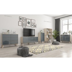 Норман Люкс 15 Глянец глянцевая современная гостиная