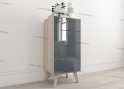 "Нордик 15 Глянец" глянцевая современная гостиная