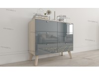 Норман Люкс 15 Глянец комод 6 ящиков