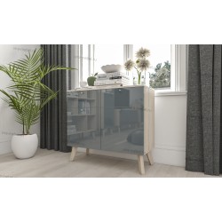 Норман Люкс 15 Глянец комод 2 ящика, две двери