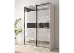 "Вектор 18" глянцевый шкаф купе 35 000 Р. в Вира Мебель "Вектор 18" глянцевый шкаф купе