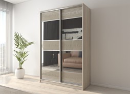 "Вектор 21" глянцевый шкаф купе 35 000 Р. в Вира Мебель "Вектор 21" глянцевый шкаф купе