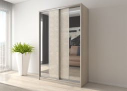 "Вектор 23" глянцевый шкаф купе 35 000 Р. в Вира Мебель "Вектор 23" глянцевый шкаф купе