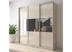 "Вектор 31" глянцевый шкаф купе 46 400 Р. в Вира Мебель "Вектор 31" глянцевый шкаф купе