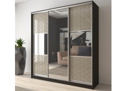 "Вектор 34" глянцевый шкаф купе 46 400 Р. в Вира Мебель "Вектор 34" глянцевый шкаф купе