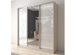 "Вектор 36" глянцевый шкаф купе 46 400 Р. в Вира Мебель "Вектор 36" глянцевый шкаф купе