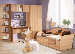 "Спринт 3" детская стенка 40 100 Р. в Вира Мебель "Спринт 3" детская стенка