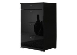 "Михаил-Люкс №11"  узкий глянцевый комод