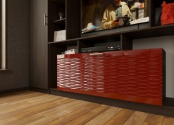 Стенка Глянец 13-3D с глянцевым фасадом