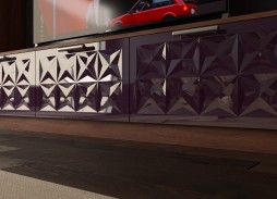 Глянцевая стенка Глянец 35-3D