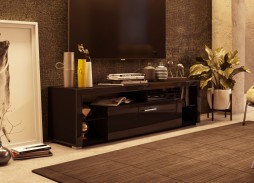 "Глянец Led 2" тумба ТВ глянцевая