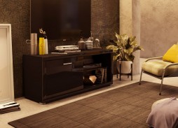 "Глянец Led 5" тумба ТВ глянцевая