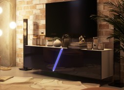 "Глянец Led 7" тумба ТВ глянцевая