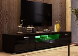 "Глянец Led 9" тумба ТВ с глянцевым фасадом