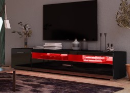 "Глянец Led 10" тумба ТВ с глянцевым фасадом