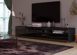 "Глянец Led 10" тумба ТВ с глянцевым фасадом