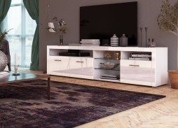 "Глянец Led 11" тумба ТВ с глянцевым фасадом