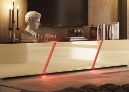 "Глянец Led 14" глянцевая тумба ТВ 