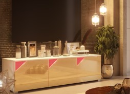 "Глянец Led 17" глянцевая тумба ТВ 