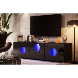 Глянец Led 20 тумба ТВ с глянцевым фасадом