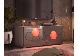 "Глянец Led 22" тумба ТВ с глянцевым фасадом