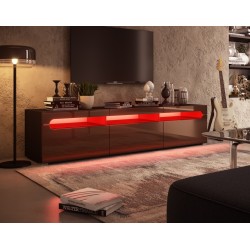 Глянец Led 25 тумба ТВ с глянцевым фасадом