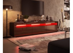 "Глянец Led 25" тумба ТВ с глянцевым фасадом