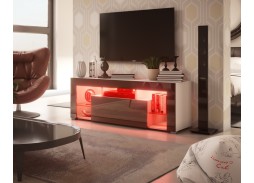 "Глянец Led 28" тумба ТВ с глянцевым фасадом